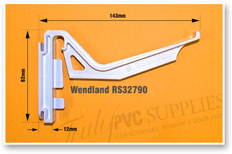 Wendland RS32790 Gutter Bracket Size Measurements