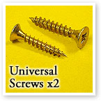 Universal Screws for Sash Jammer