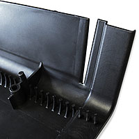 Integrated eaves vent upstand of 2-in-1 Vented Eaves Protector